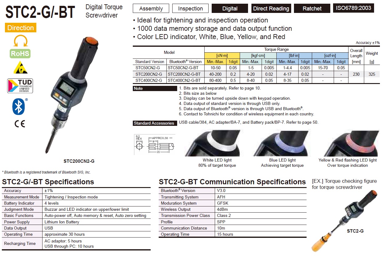 Ichiban Precision Sdn Bhd - Tohnichi - Tohnichi Digital Torque Screwdriver